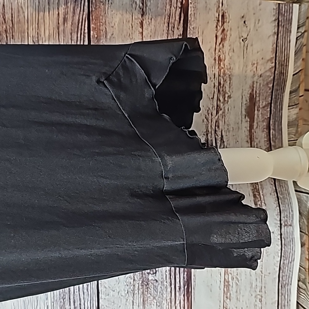 NEW i.e. PETITE BLACK LINED SLEEVELESS CICKTAIL DRESS - Picture 4 of 13
